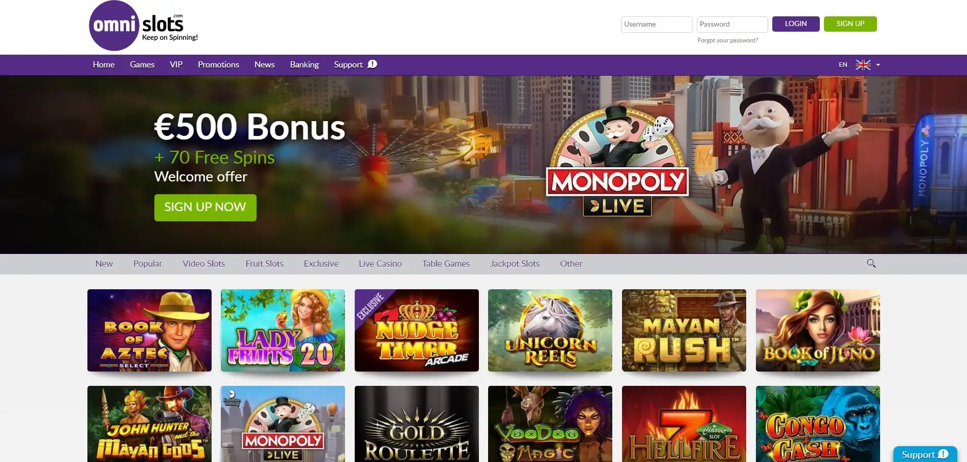 Omni Slots Casino Review