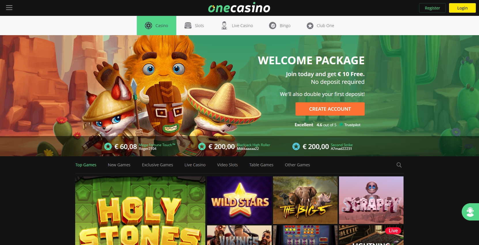 One Casino Review