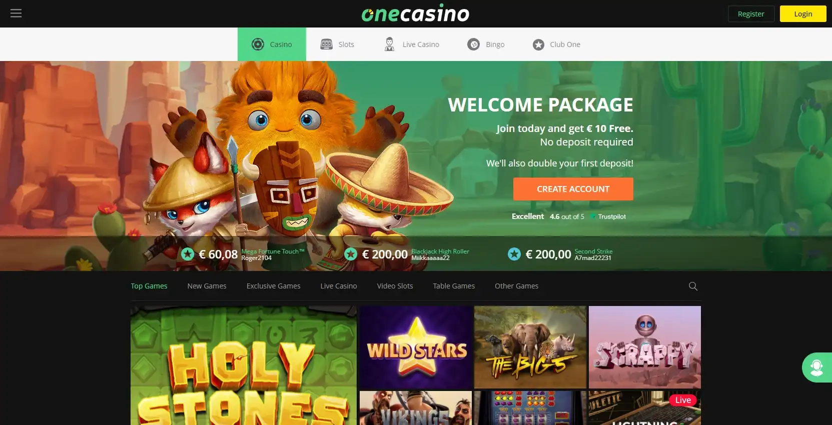 One Casino Review