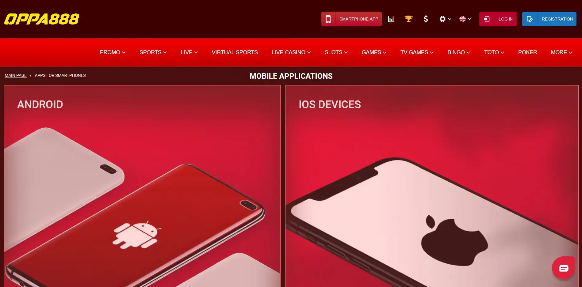 OPPABET888 Casino App
