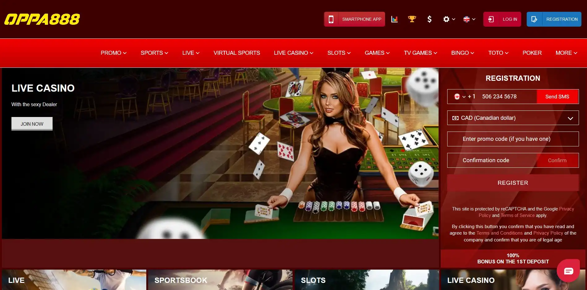 OPPABET888 Casino Review