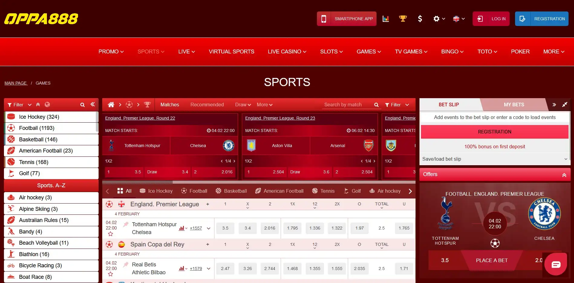 OPPABET888 Casino Betting