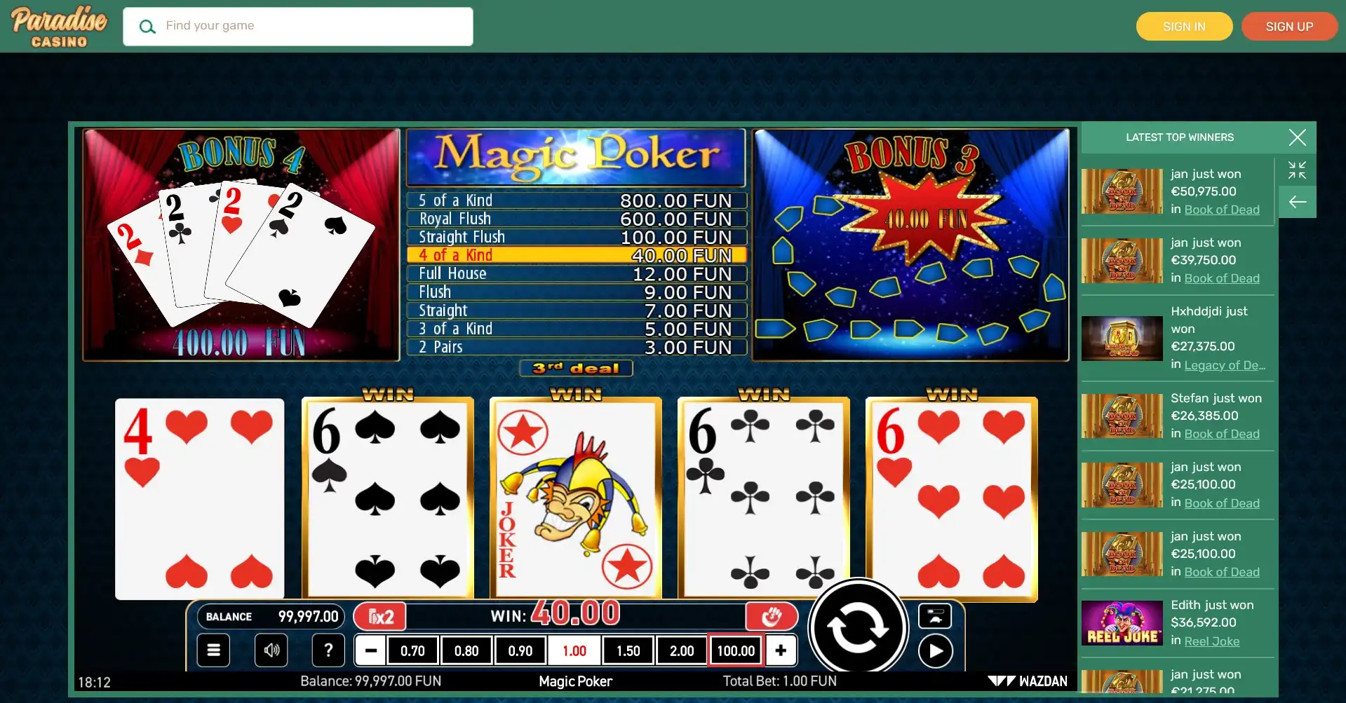 Paradise Casino Slots