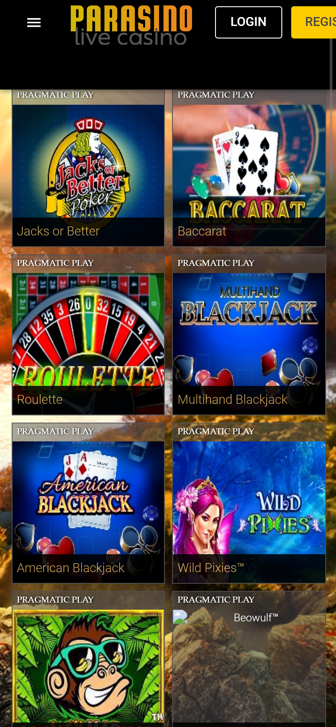 Parasino Casino Mobile Games Review