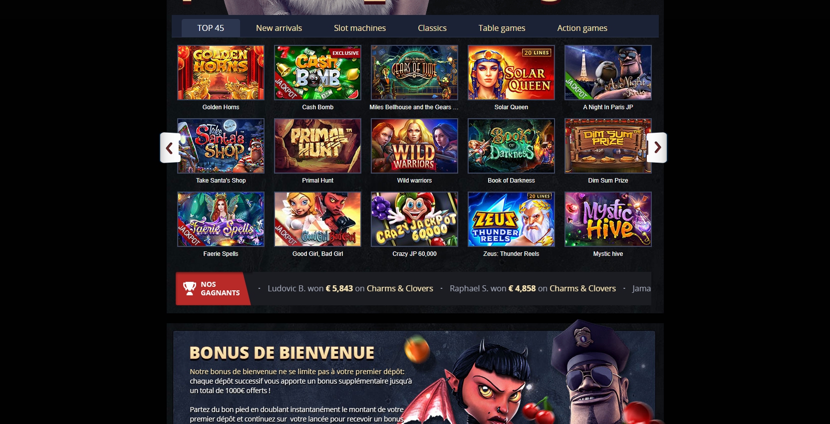 Paris Casino Games