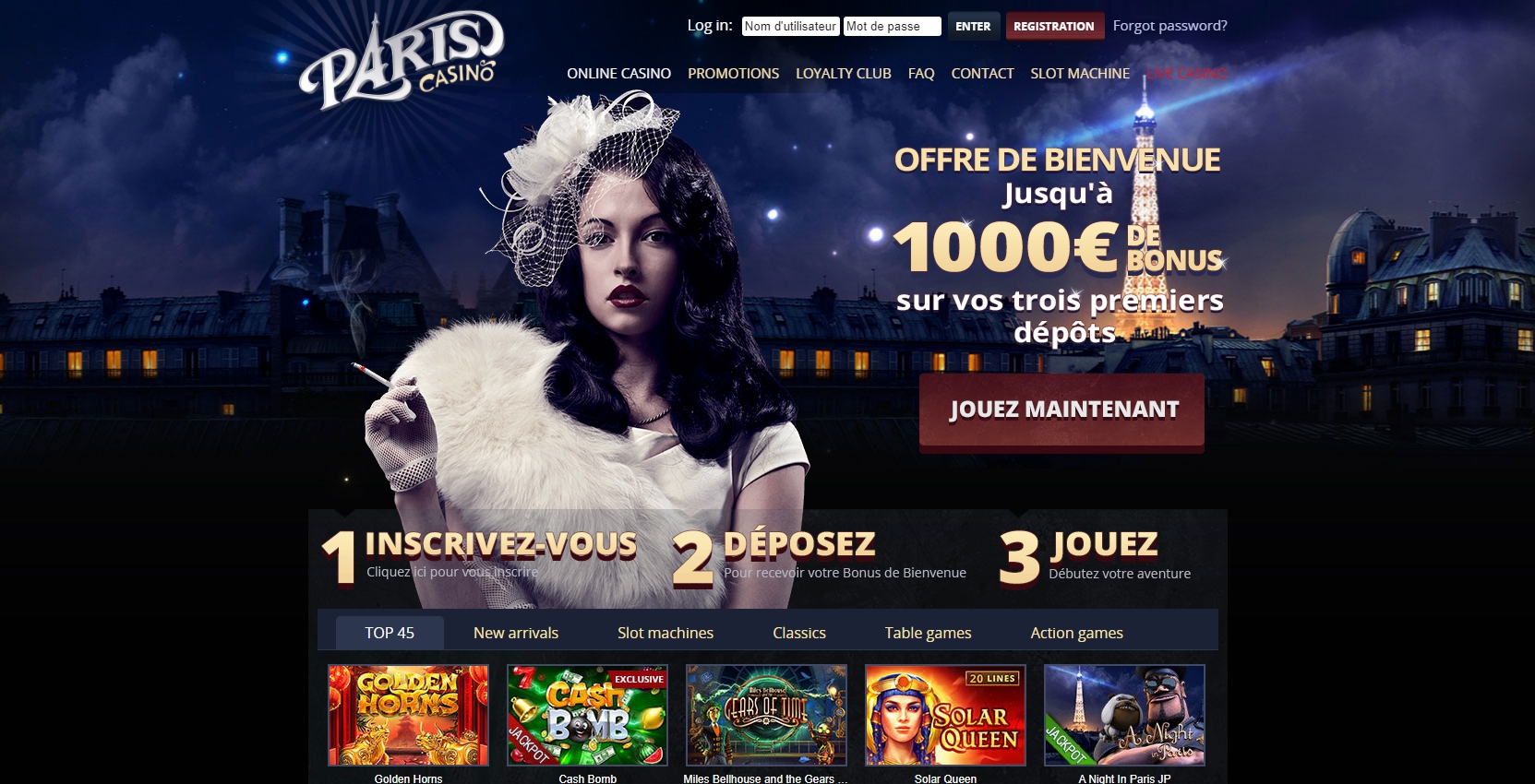 Paris Casino Review