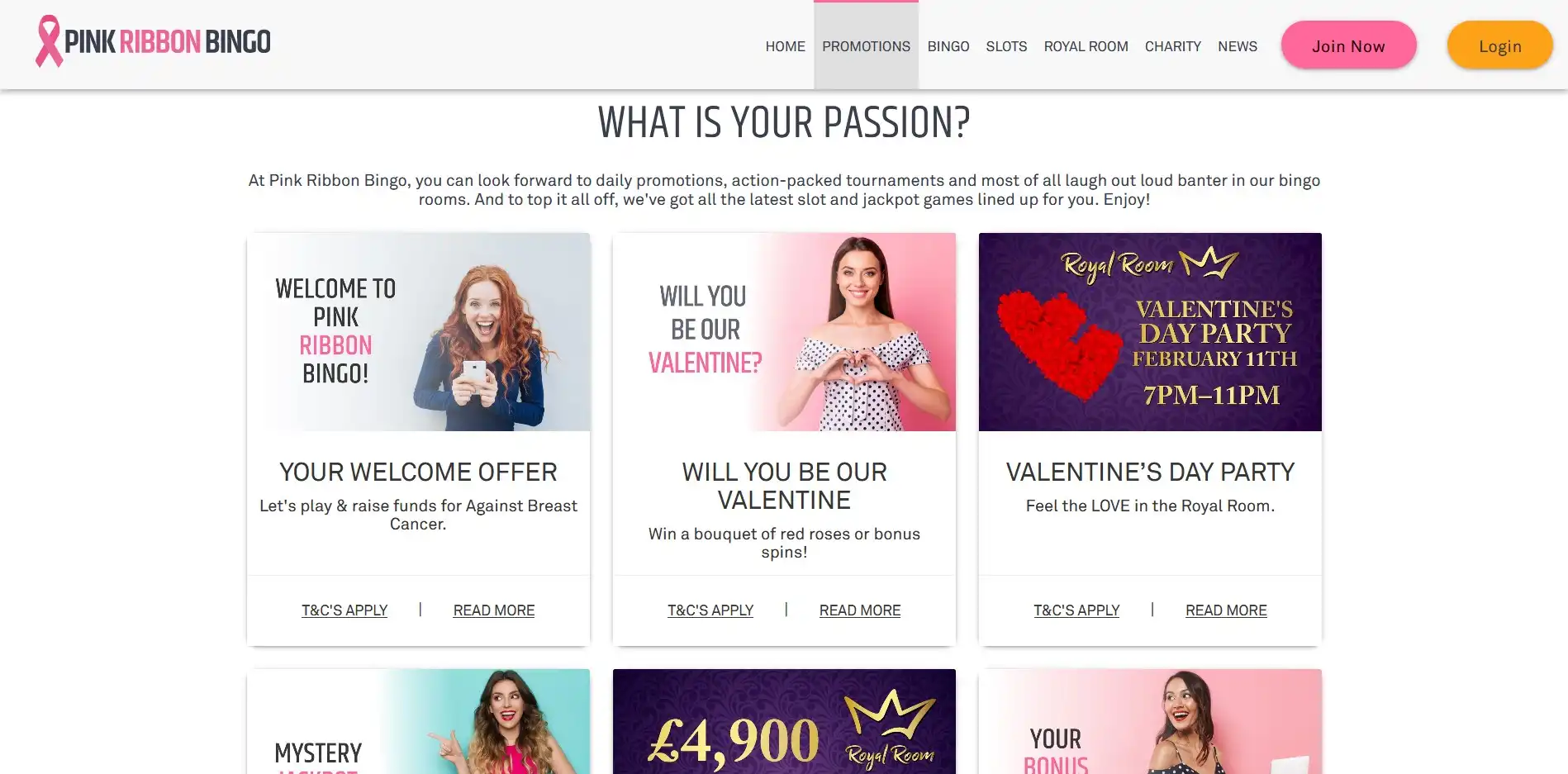 Pink Ribbon Bingo Casino No Deposit Bonus