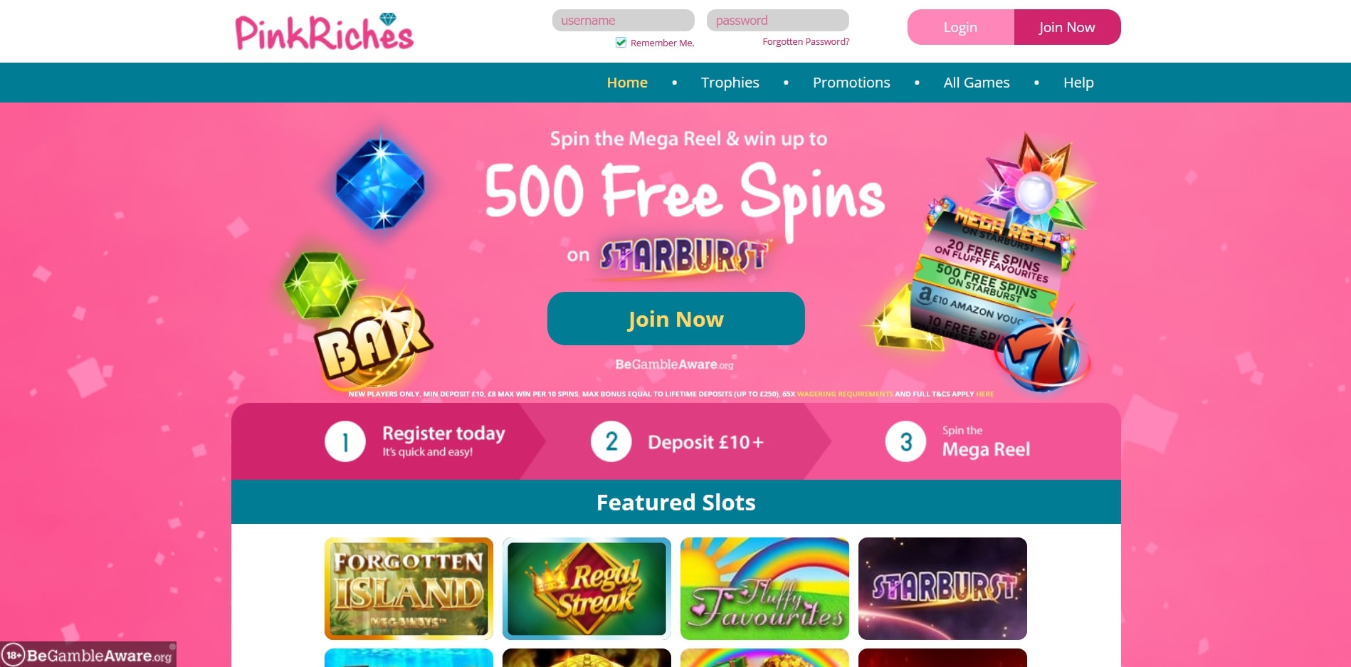 Pink Riches Casino Review