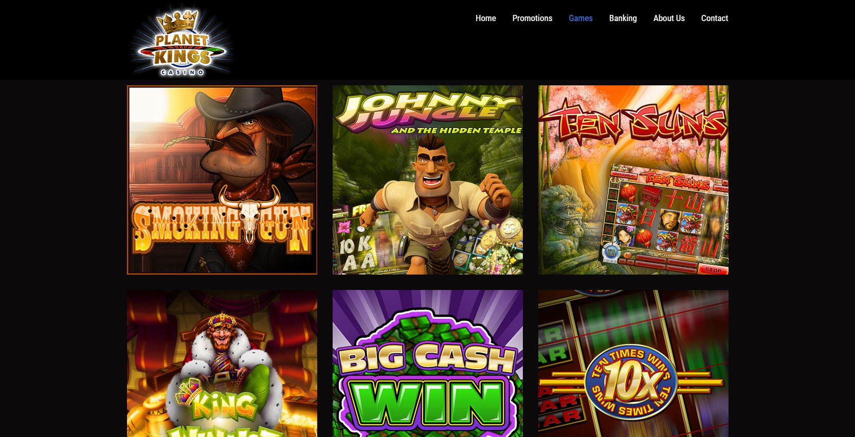 Planet Kings Casino Games