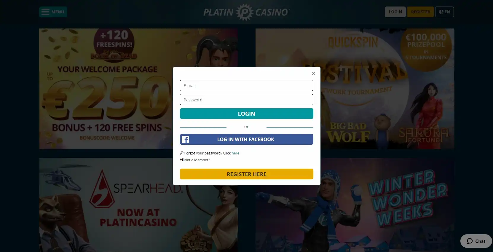 Platin Casino Login