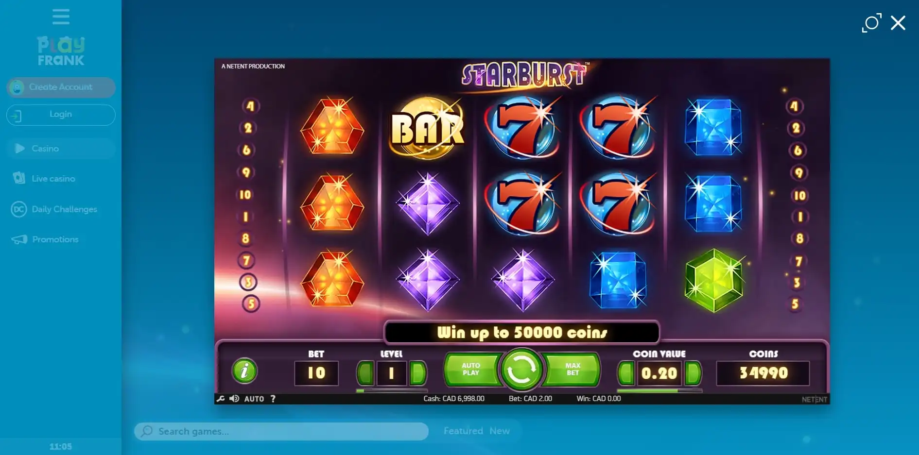 Play Frank Casino Slot Games