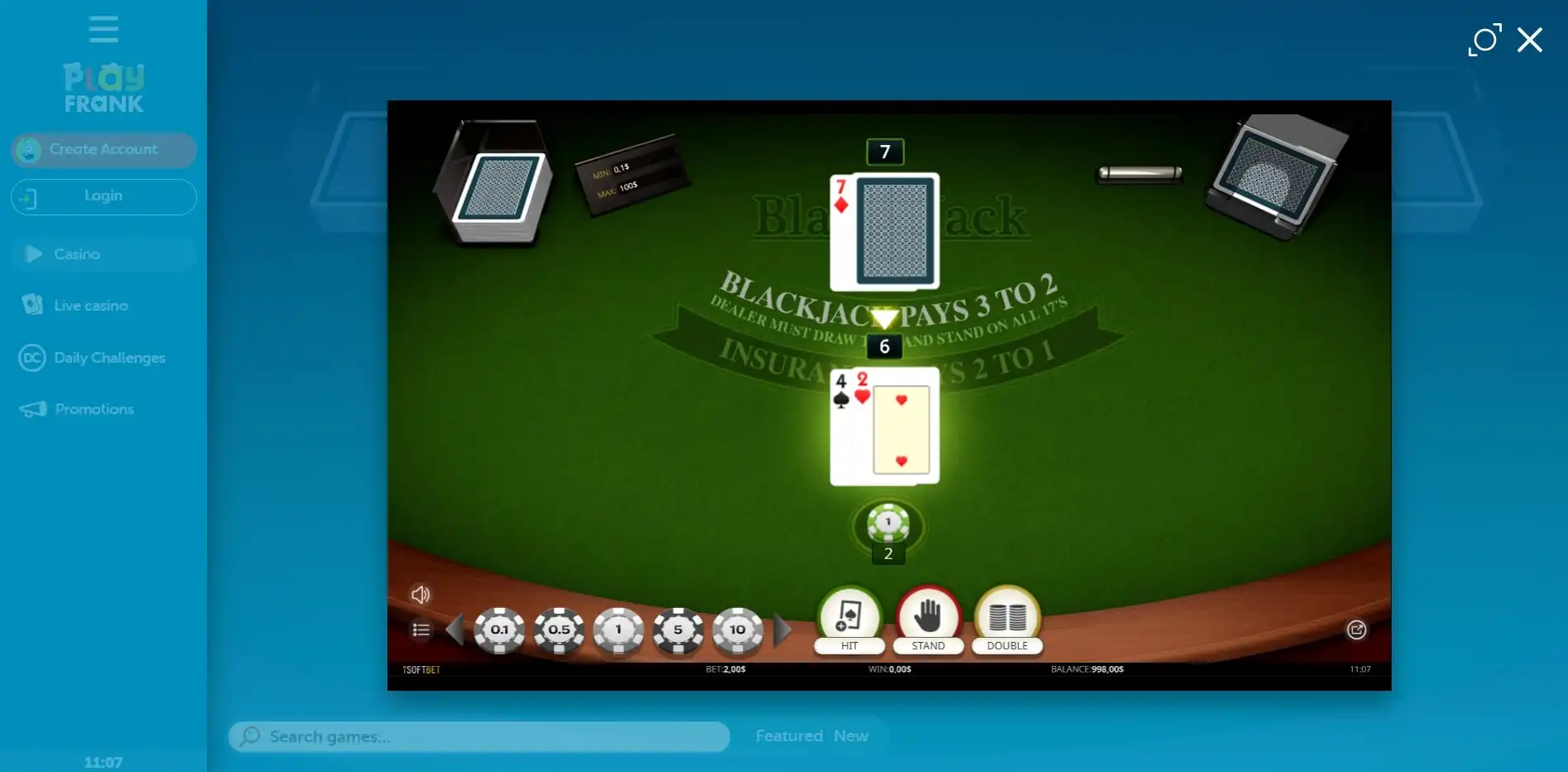 Play Frank Casino Slots