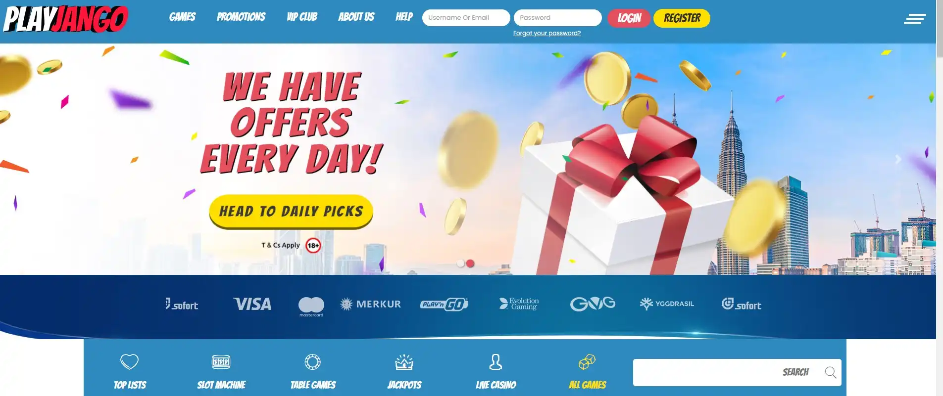 PlayJango Casino Review