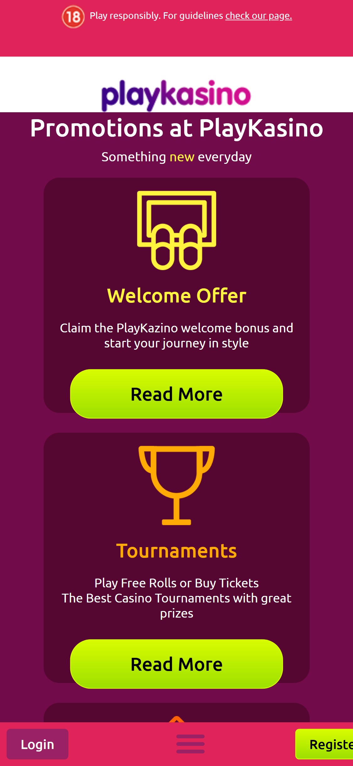 Play Kasino Mobile No Deposit Bonus Review