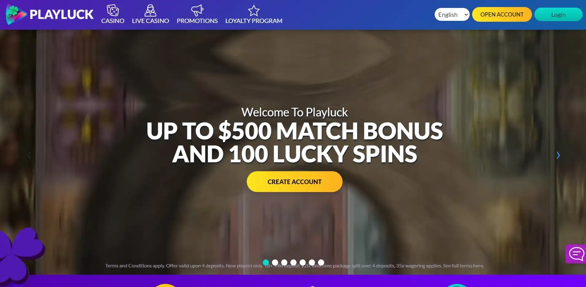 Playluck Casino Review