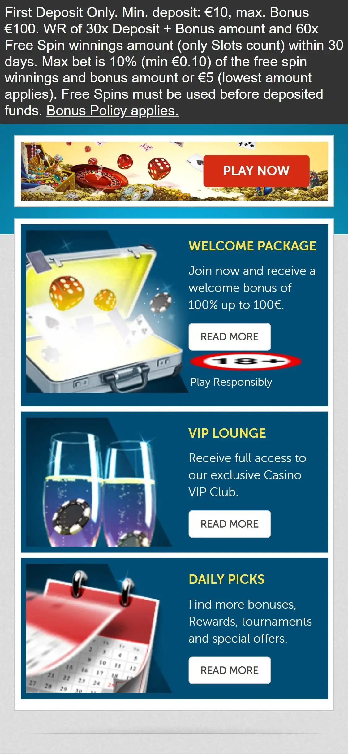 PlayMillion Casino Mobile No Deposit Bonus Review