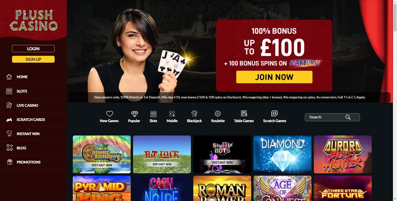 Plush Casino Review
