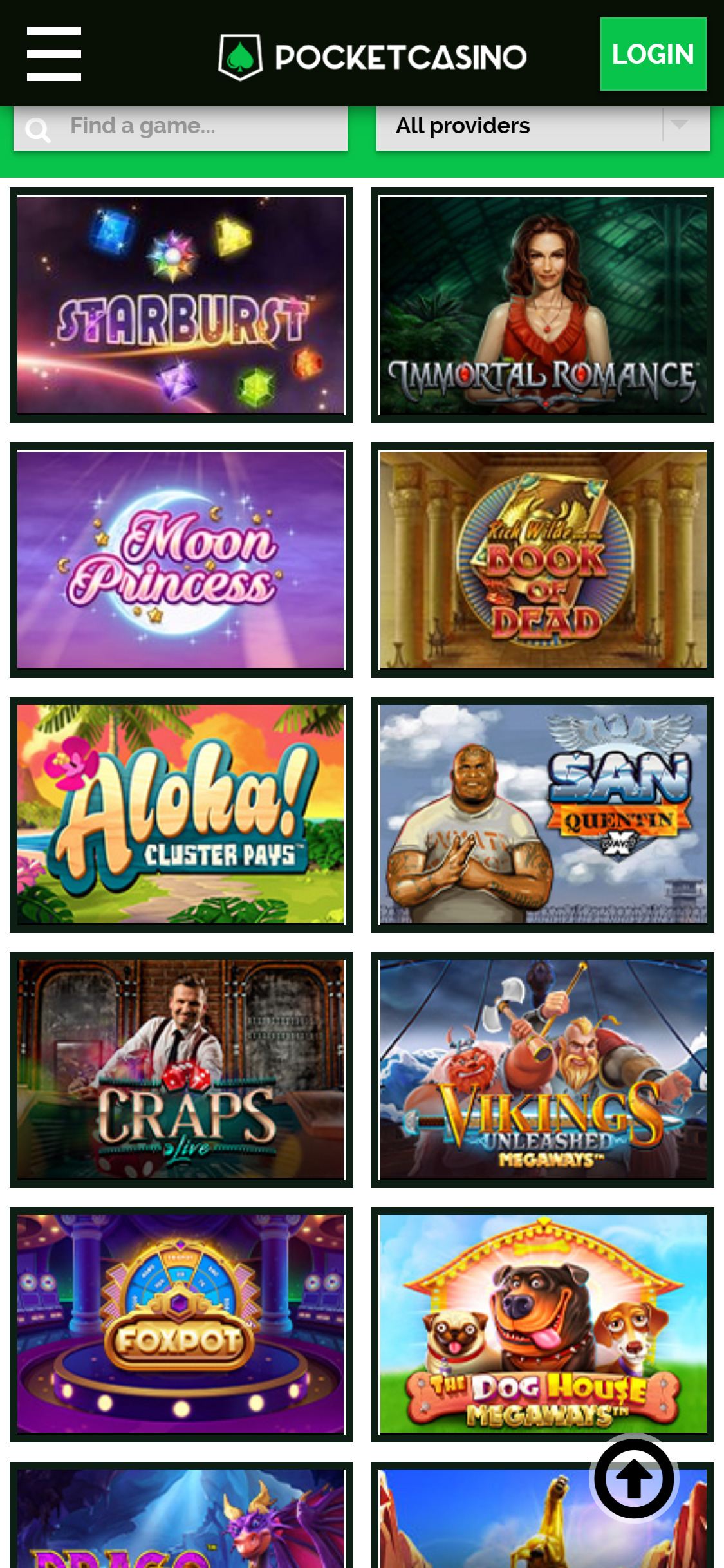 Pocket Casino Mobile Games Review