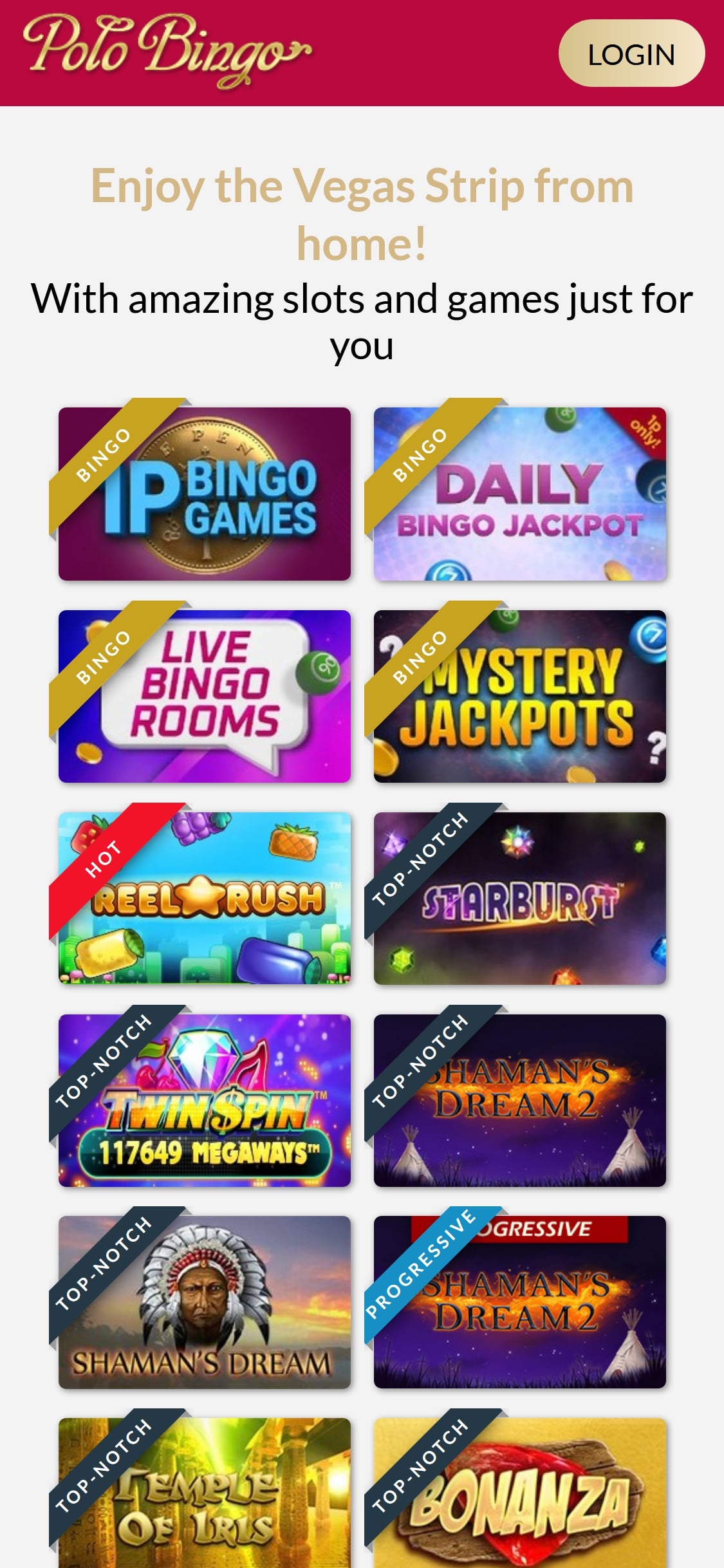 Polo Bingo Casino Mobile Games Review