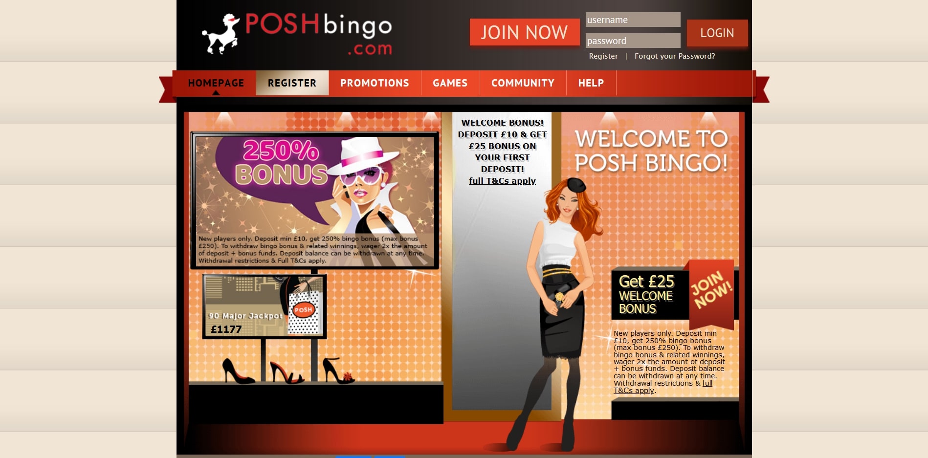 Posh Bingo Casino Review 2021 Posh Bingo Slot Games Poshbingo co uk 