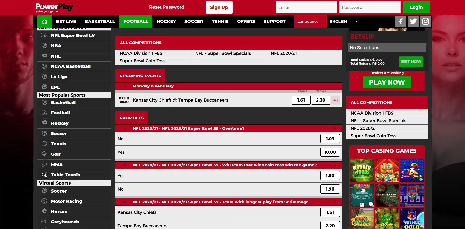 Power Play Betting