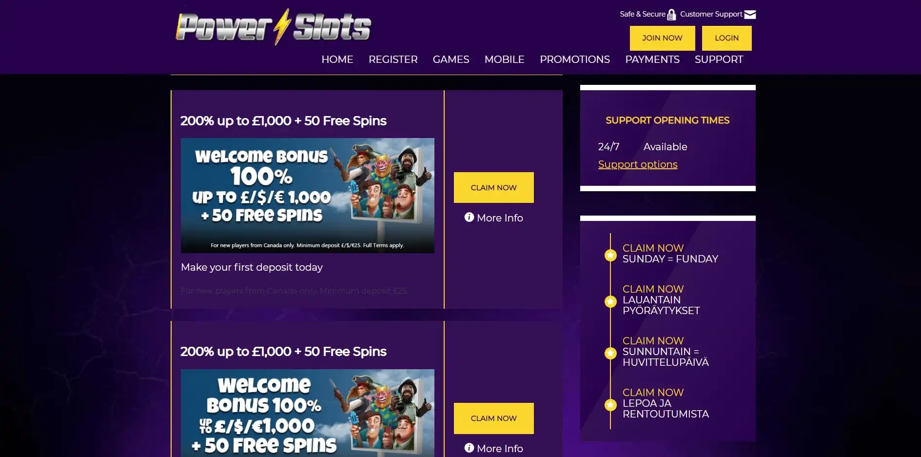 Power Slots Casino No Deposit Bonus