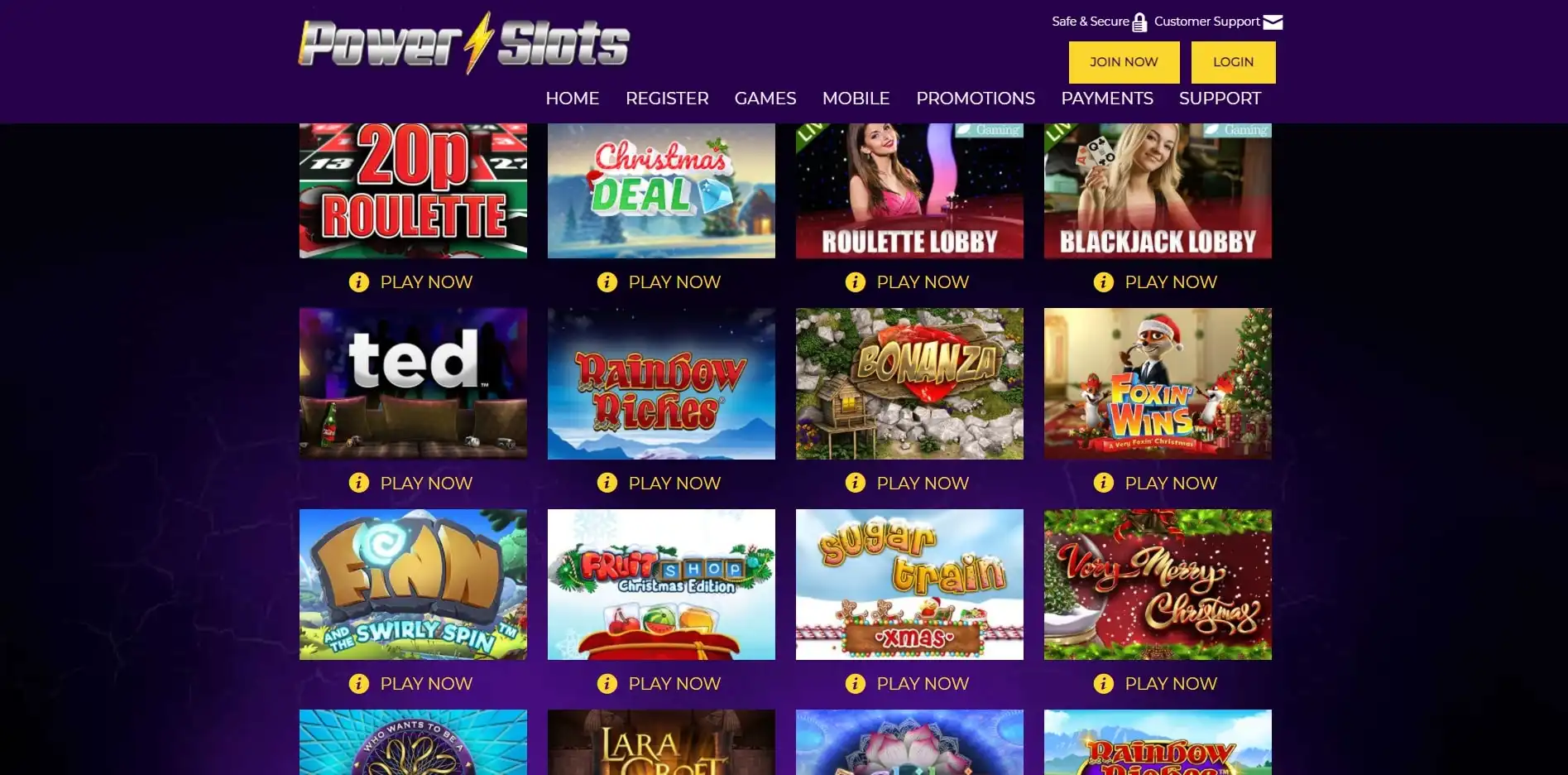 Power Slots Casino Games