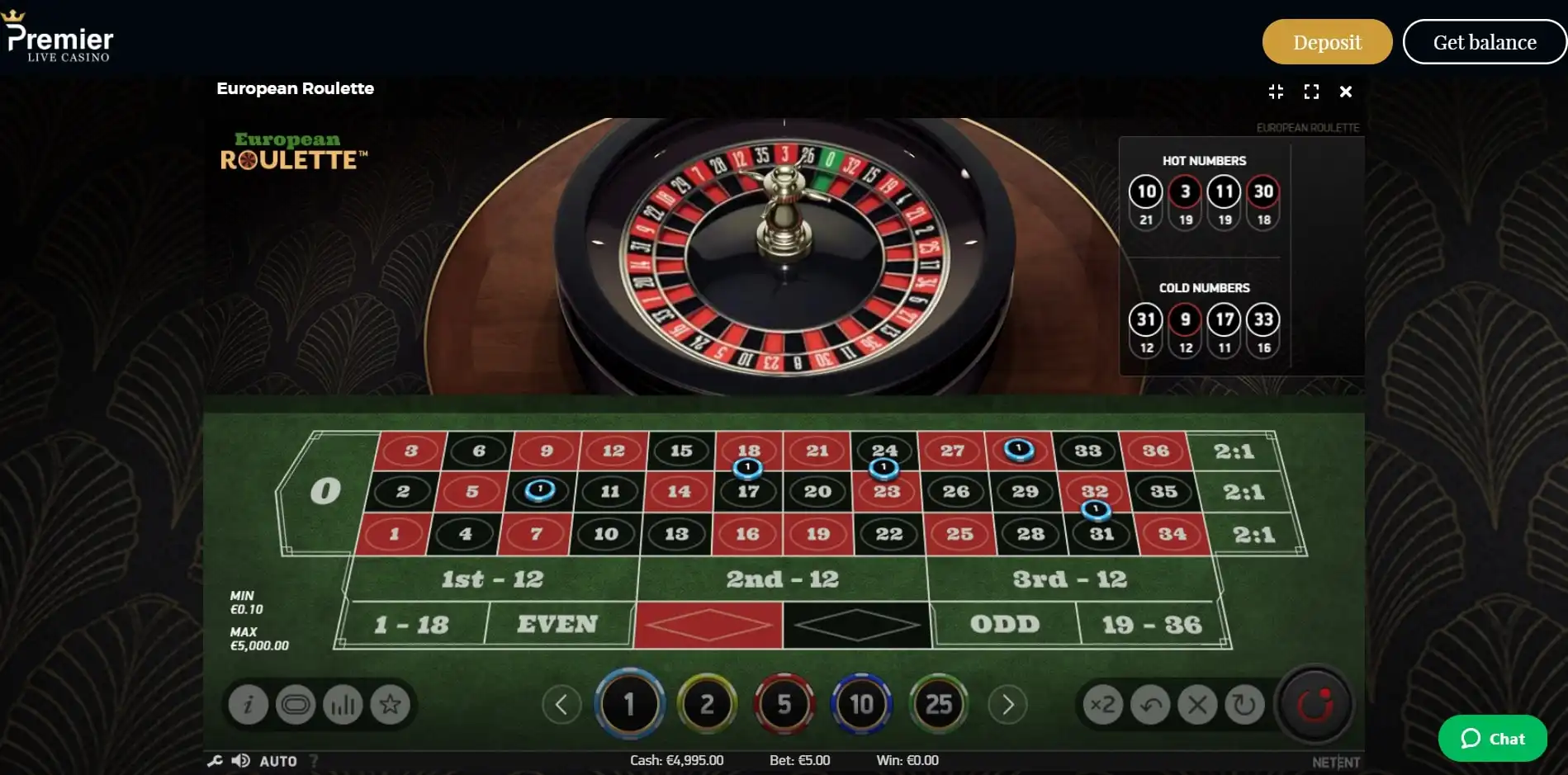 Premier Live Casino Casino Games