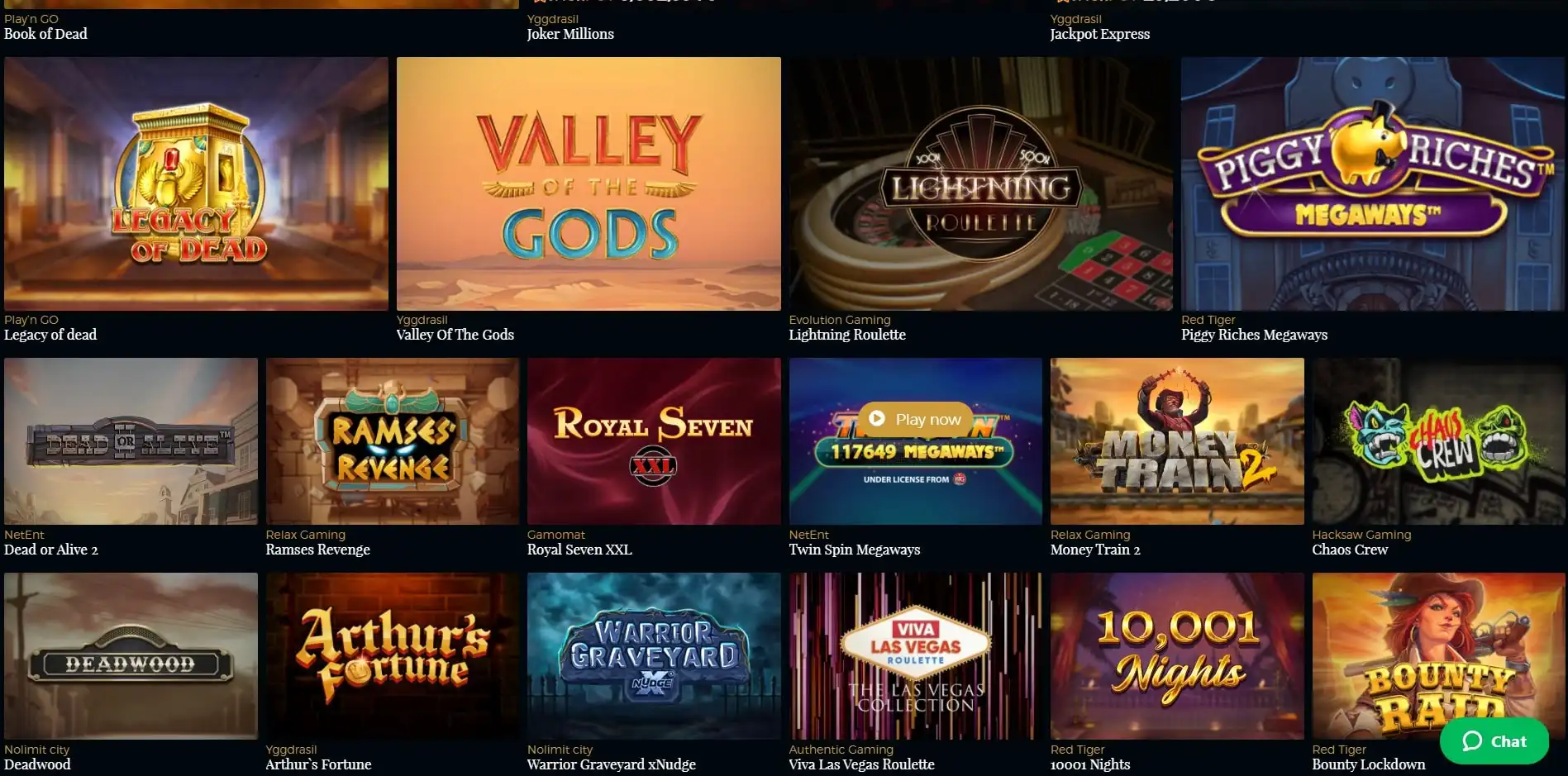 Premier Live Casino Games