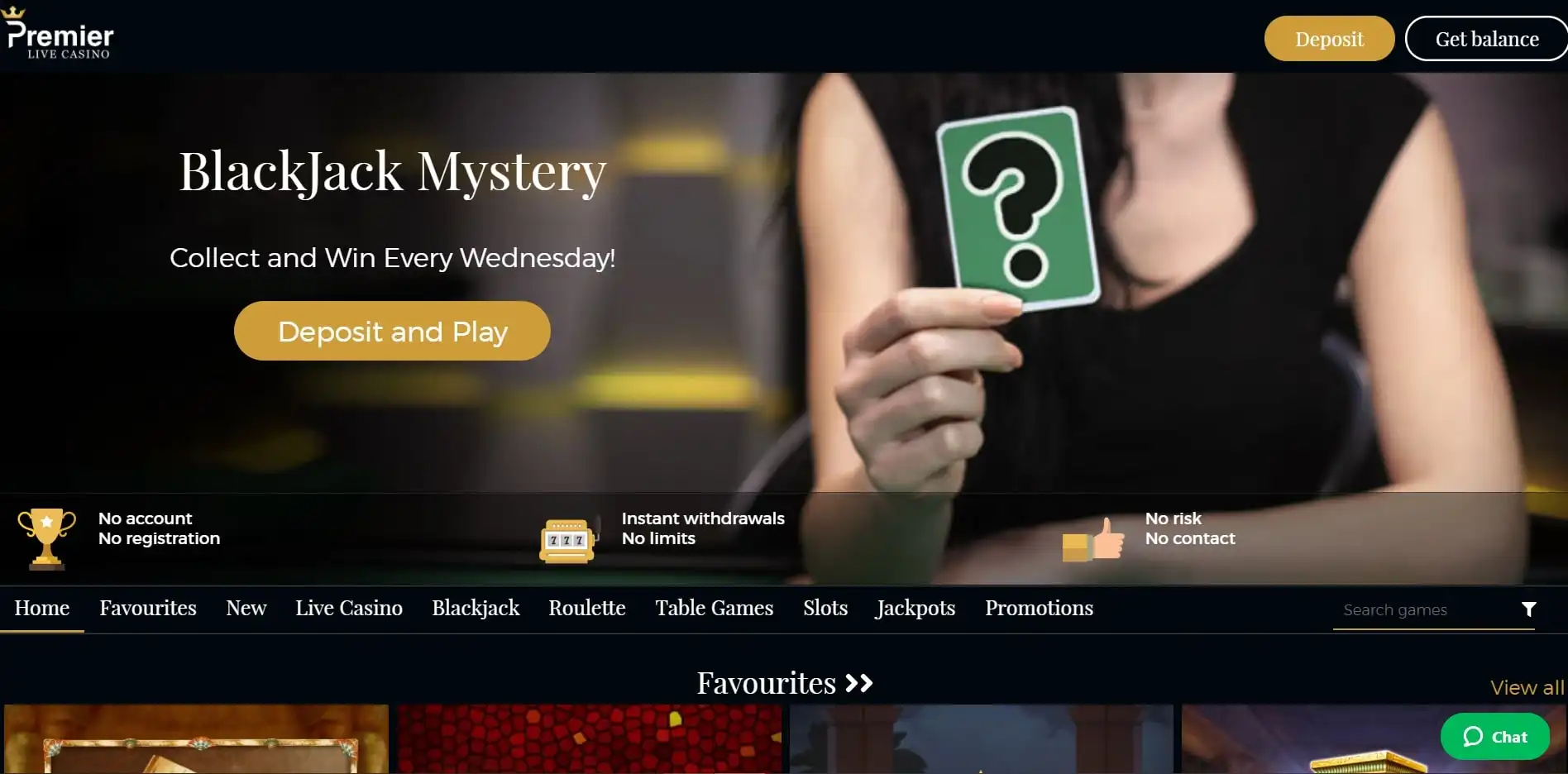 Premier Live Casino Review