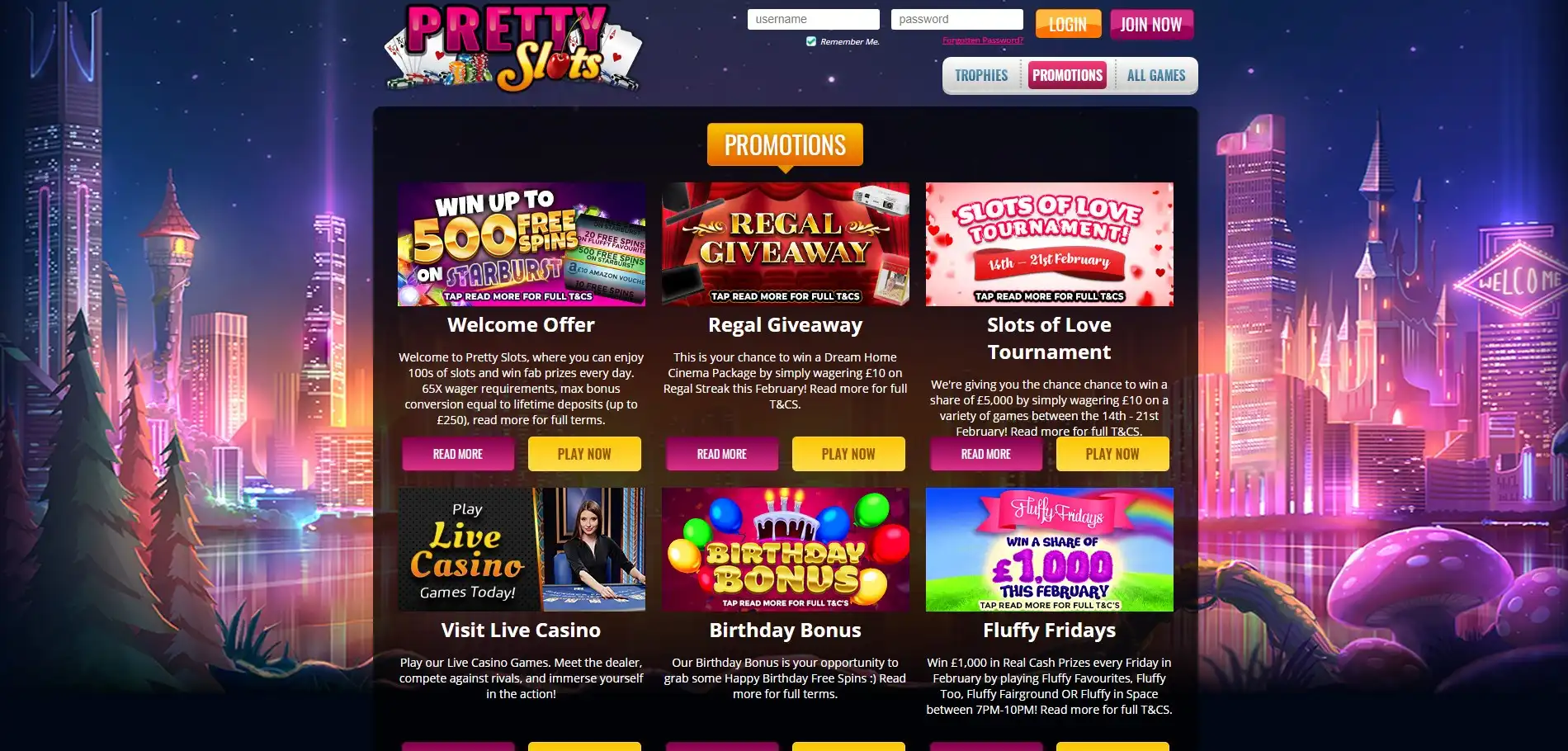 Pretty Slots Casino No Deposit Bonus