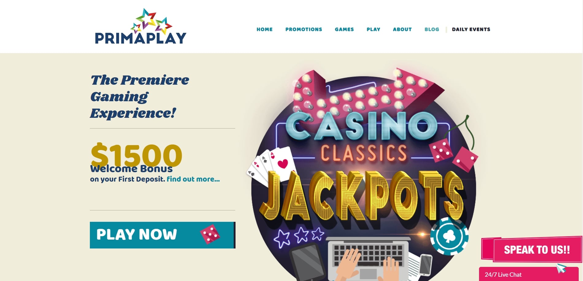 Prima Play Casino Casino Review 2024 Find Prima Play Casino Sister