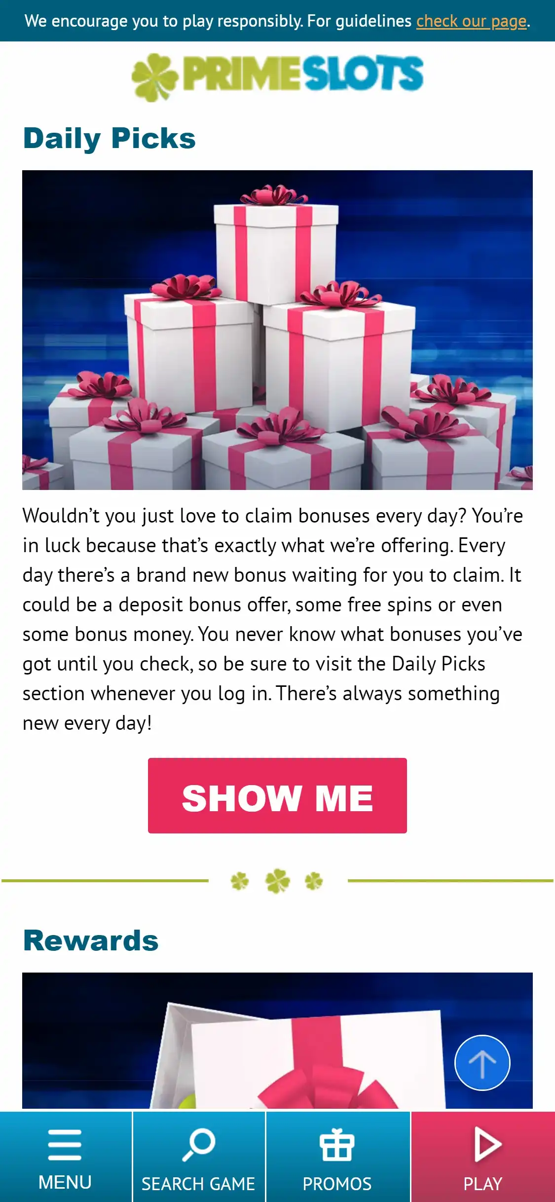 Prime Slots Casino Mobile No Deposit Bonus Review
