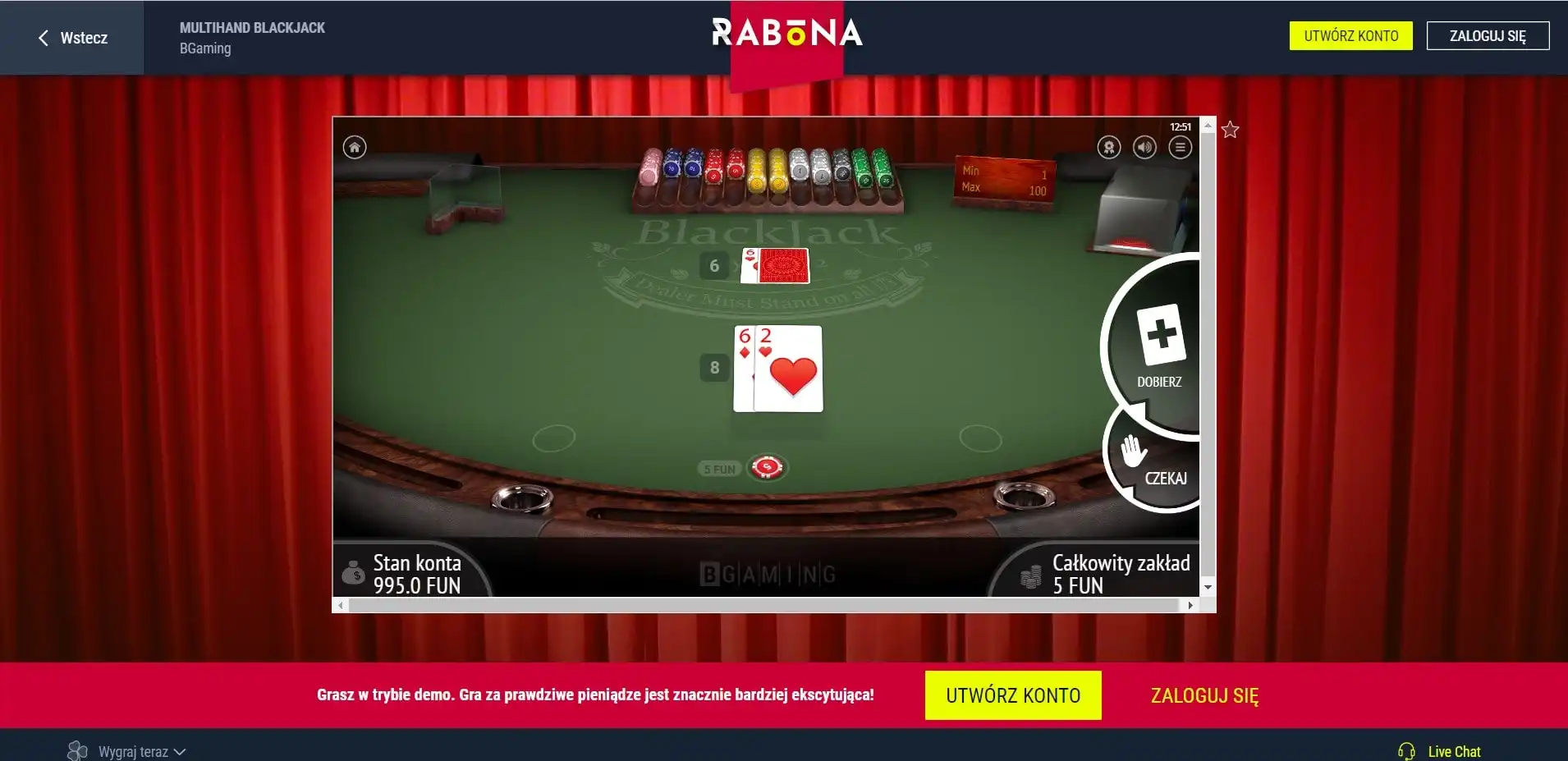 Rabona Casino Review
