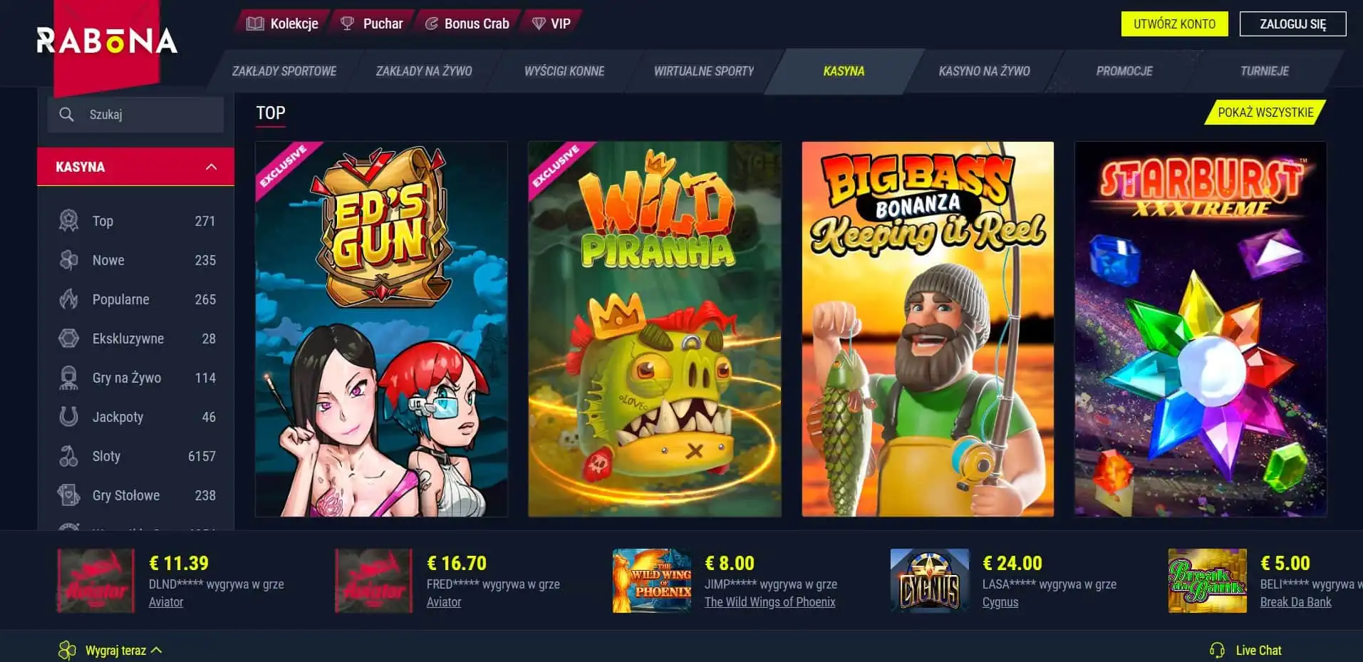 Rabona Casino Review