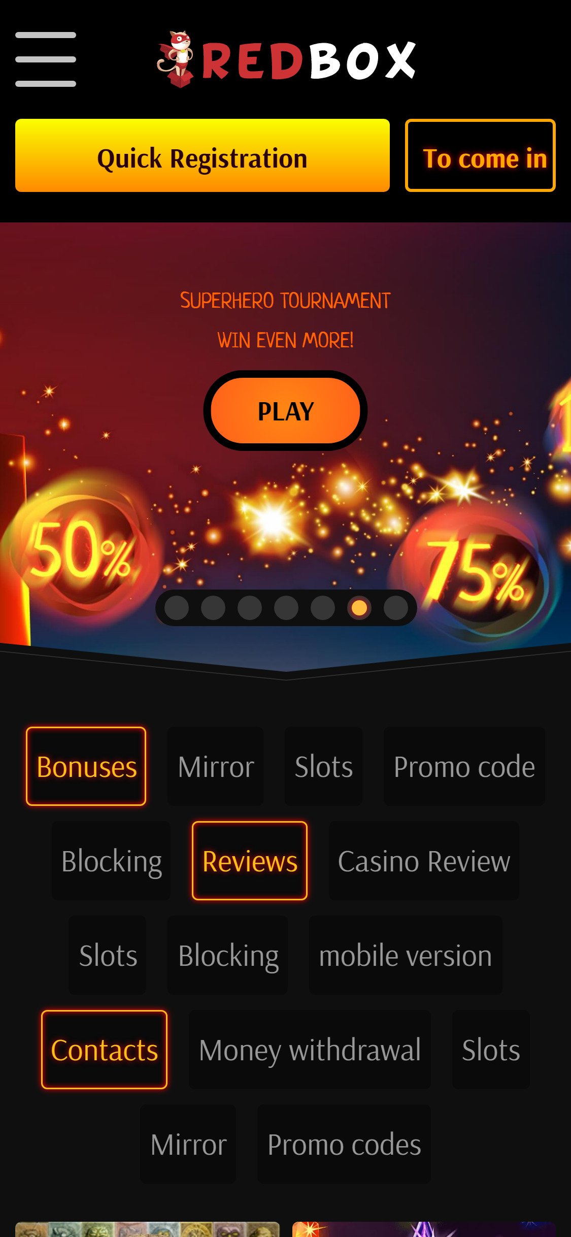 Red Box Casino EU Mobile Login Review