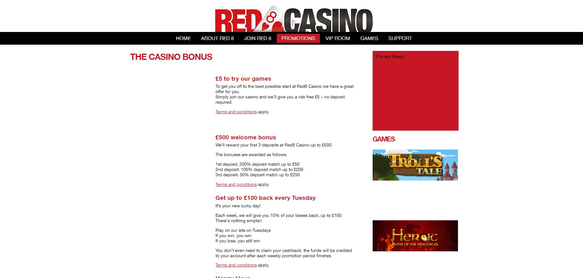 Red 8 Casino No Deposit Bonus