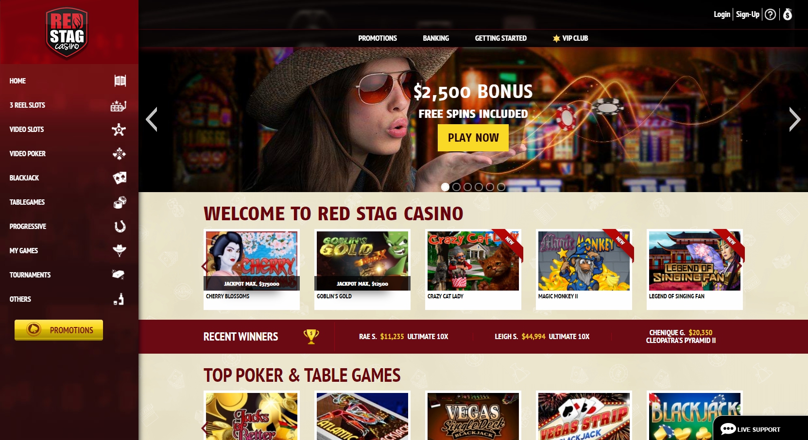 Red Stag Casino Review