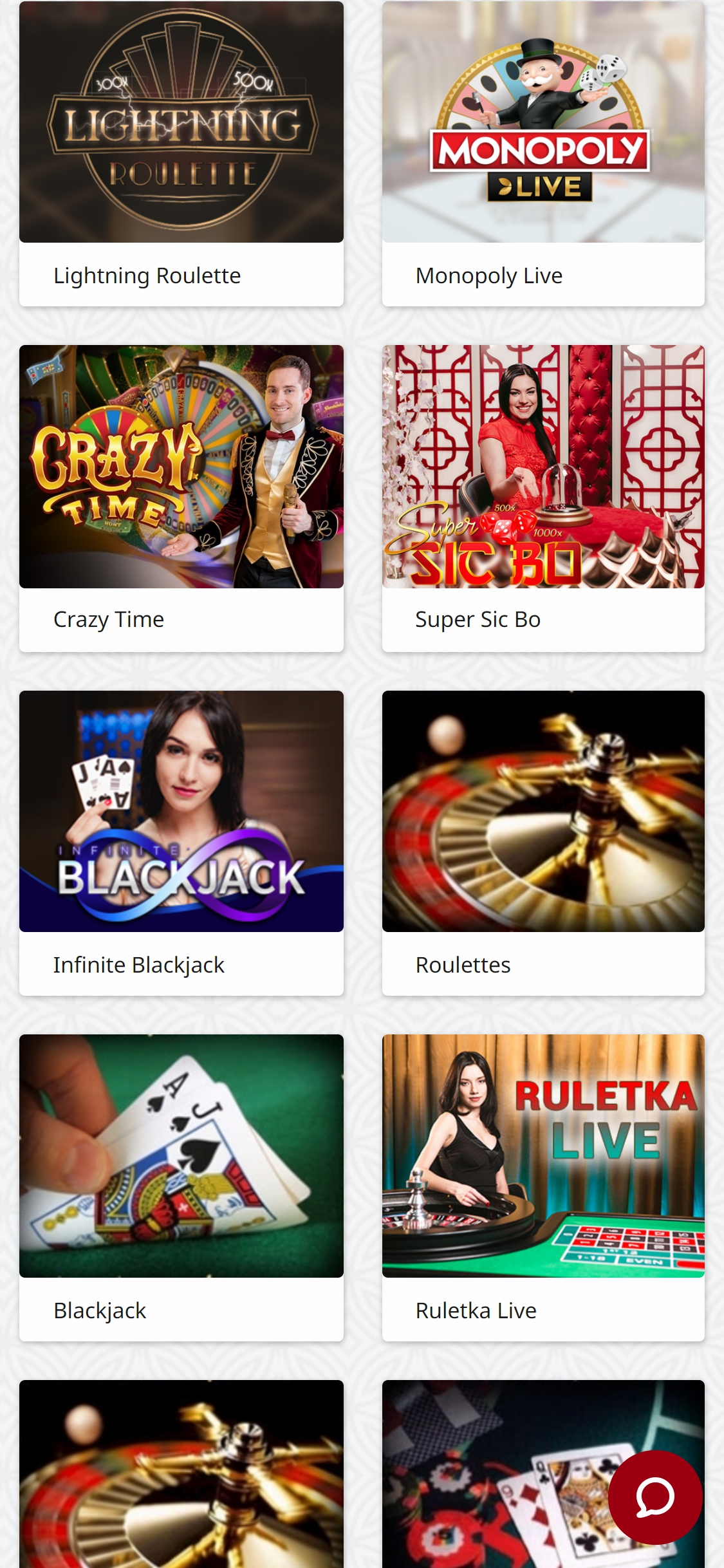 Red Star Bets Casino Mobile Live Dealer Games Review