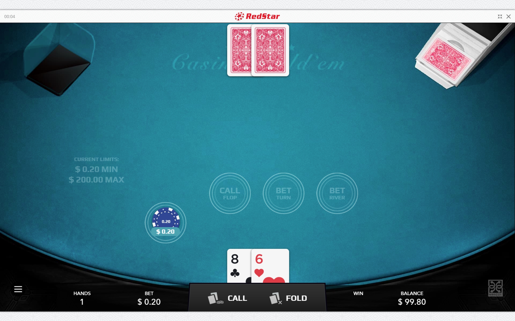 Red Star Poker Casino Slots