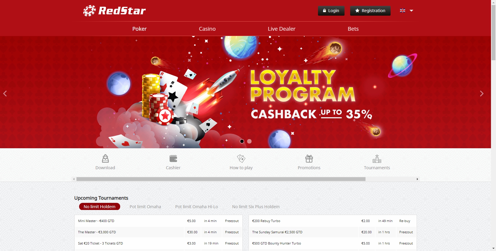 Red Star Poker Casino Review