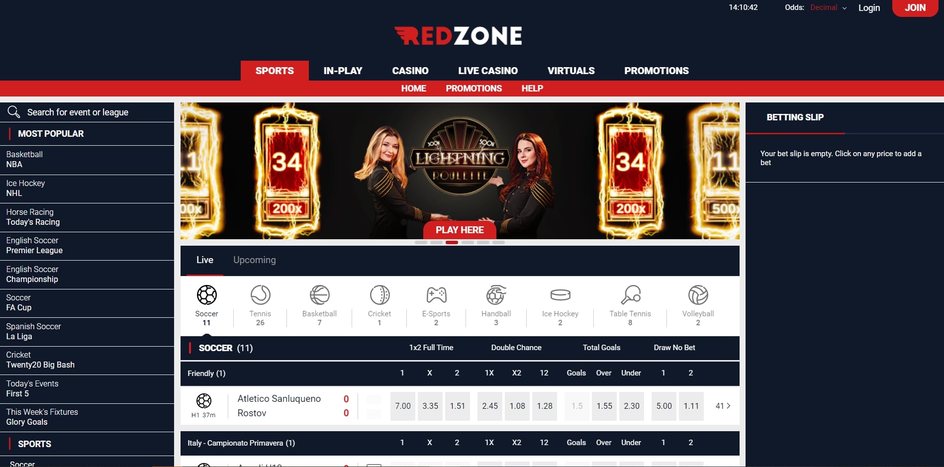Red Zone Sports Bet Review