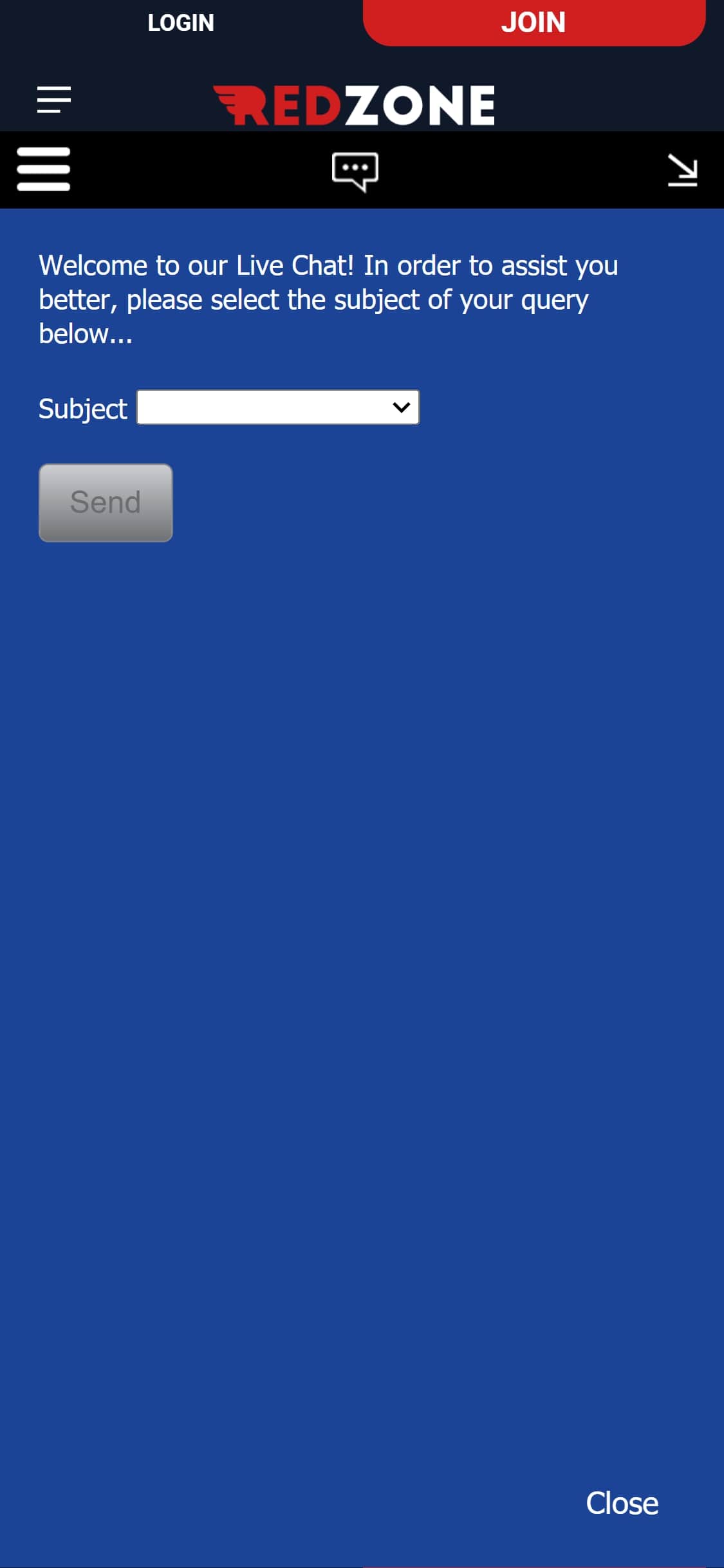 Red Zone Sports Bet Mobile Support Review