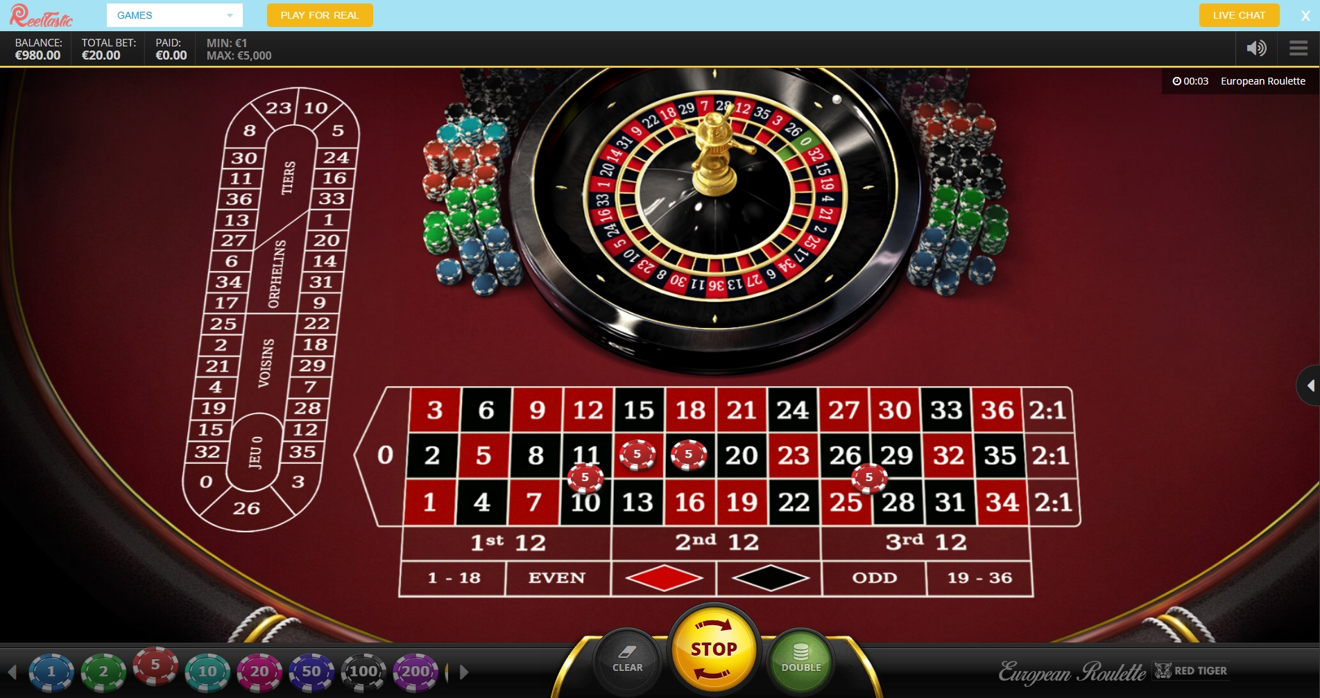 Reel Tastic Casino Casino Games
