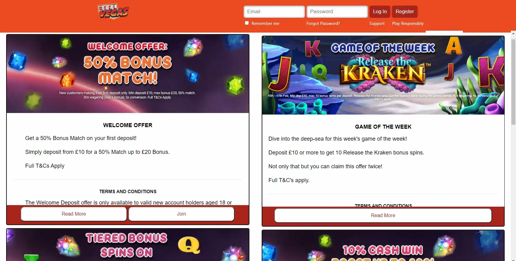 Reel Vegas Casino No Deposit Bonus