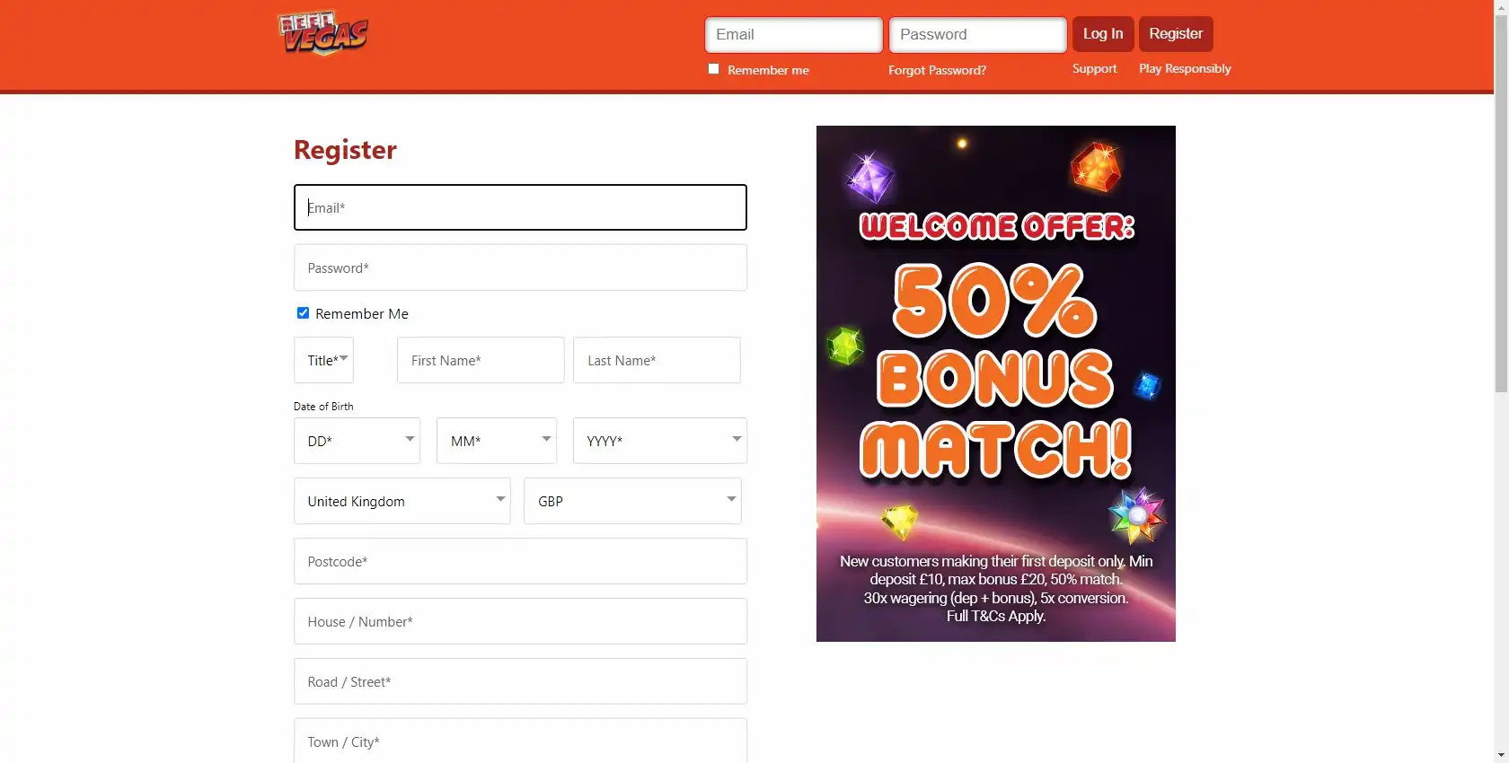 Reel Vegas Casino Login