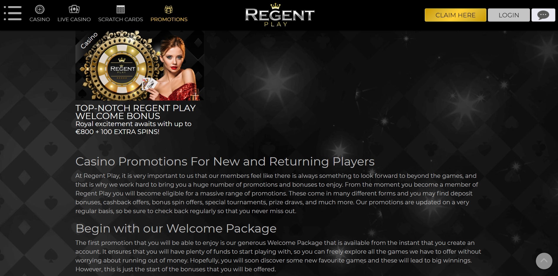 Regent Casino No Deposit Bonus
