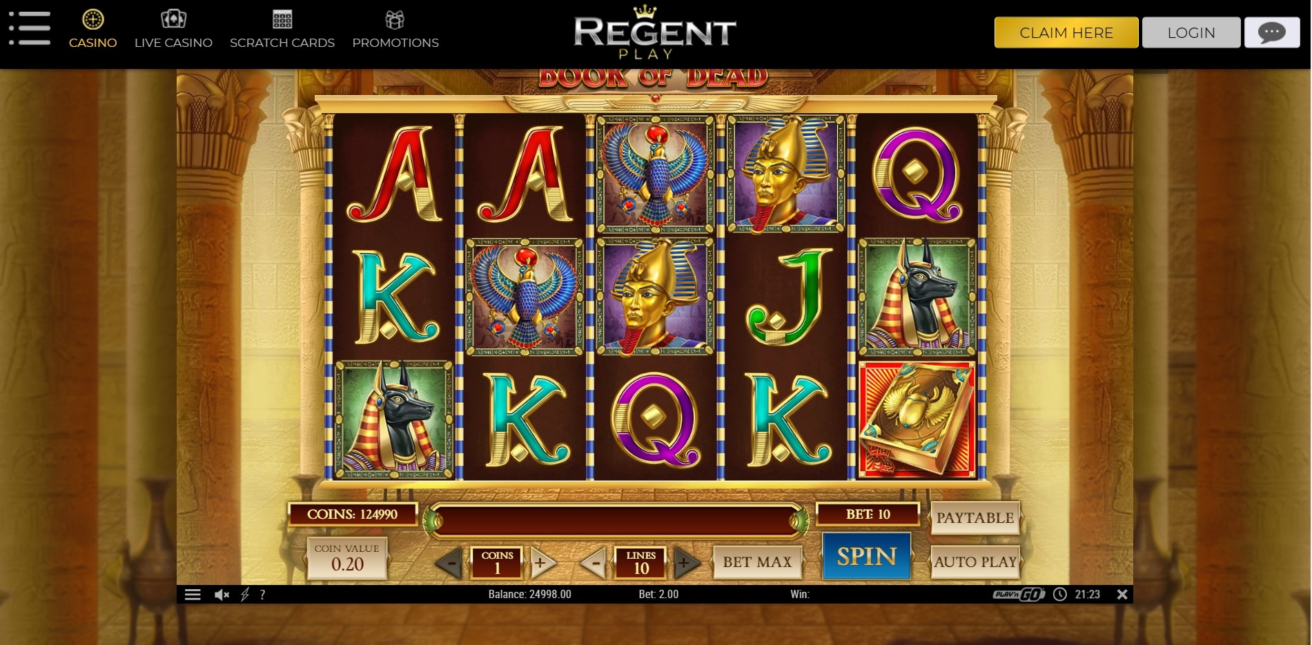 Regent Casino Slot Games