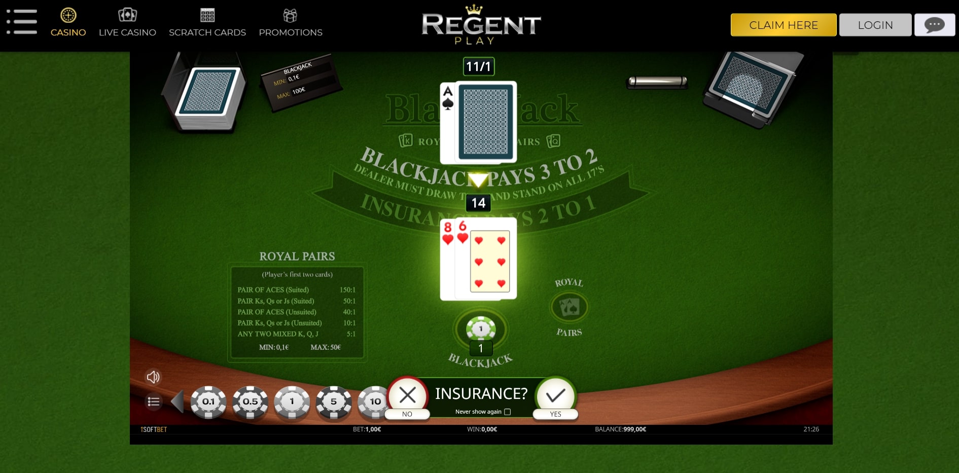 Regent Casino Slots