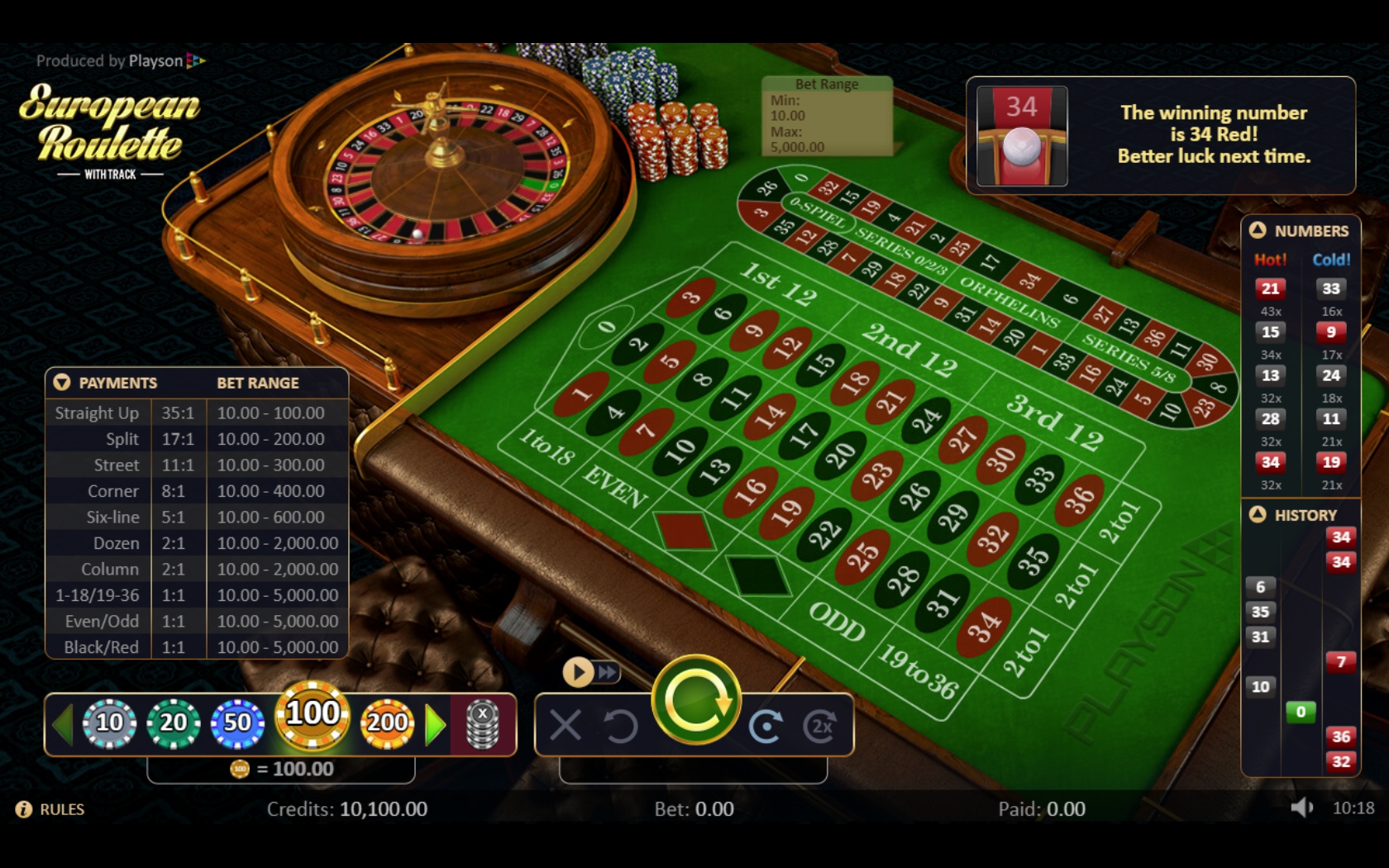 Rembrandt Casino Casino Games